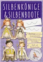 Vorschau - Spiele - SILBENKÖNIGE & SILBENBOOTE | Vokale in Silben erkennen | Silben schwingen Klasse 1 - Deckblatt
