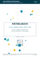 Vorschau - Arbeitsblätter - Das große Rätselbuch – 20 Seiten voller Formen - Deckblatt