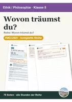 Vorschau - Arbeitsblätter - Wovon träumst du? Inklusive Mappe | PP/Ethik Kl. 5 - Deckblatt
