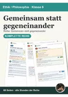 Vorschau - Unterrichtsreihen - Gemeinsam statt gegeneinander: Schülermappe | PP Kl. 6 - Deckblatt