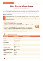 Vorschau - Arbeitsblätter - Steckbrief zu Jesus - Seite 1