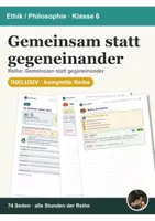 Vorschau - Arbeitsblätter - Gemeinsam statt gegeneinander: Inklusive Mappe | PP Kl. 6 - Deckblatt