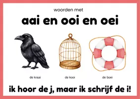 Voorbeeld - Wandplaten Spelling Taalkanjers (2026) Thema 1+2 - Pagina 2