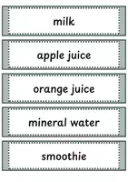 Vorschau - Präsentationen/Tafelbilder - Drinks - Flashcards - Englisch - Seite 3