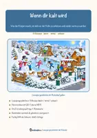 Vorschau - Stationenlernen - Wenn dir kalt wird – Lesespurgeschichte mit Rätselaufgaben (Klasse 3) - Seite 1