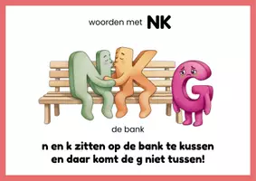Voorbeeld - Wandplaten Spelling woorden met -nk en -ng - Pagina 1