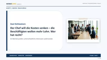 Vorschau - Präsentationen/Tafelbilder - Tarifvertrag & Interessenkonflikte Klasse 10 – Foliensatz Wirtschaft WBS Unterrichtsfolien | Der Unternehmer II - Seite 3