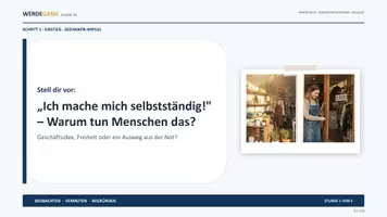 Vorschau - Präsentationen/Tafelbilder - Unternehmensgründung Klasse 10 – Foliensatz Wirtschaft WBS Unterrichtsfolien | Der Unternehmer I - Seite 3