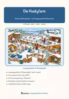 Vorschau - Arbeitsblätter - Die Huskyfarm – Lesespurgeschichte mit Rätselaufgaben (Klasse 3) - Seite 1