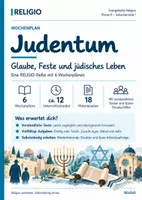 Vorschau - Unterrichtsreihen - Religion Klasse 8 – Judentum | Wochenpläne - Deckblatt