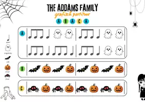 Voorbeeld - Muzo Muziek - The Addams Family (Wednesday) - Voorblad