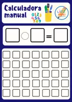 Vista previa - Hojas de trabajo - Calculadora manual PORTADA - página 1