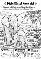 Vorschau - Arbeitsblätter - Nelo, der kleine Elefant – Mitmach- und Ausmalgeschichte - Seite 3
