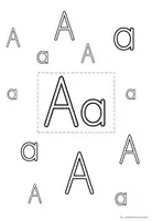Vorschau - Arbeitsblätter - Buchstabenpaket Vokale A, E, I, O, U - Seite 3