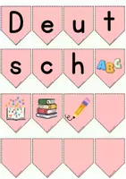 Vorschau - Präsentationen/Tafelbilder - Fach- und Themenwimpel / Deutsch - Seite 2
