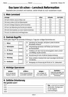 Vorschau - Klassenarbeiten - Reformation Lerncheck Klasse 7 8 - Seite 2