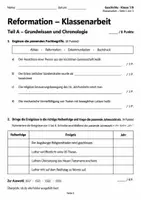 Vorschau - Klassenarbeiten - Reformation Lerncheck Klasse 7 8 - Seite 3