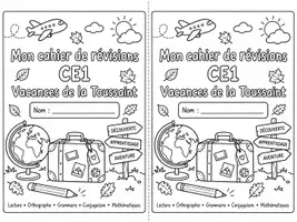 Aperçu - Apprentissages en autonomie - Cahier de vacances - Page de couverture