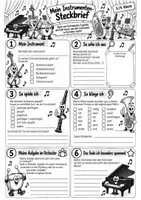 Vorschau - Arbeitsblätter - Instrumenten-Steckbrief | Orchester & Musikinstrumente | 3.–6. Klasse | FREEBIE - Seite 1