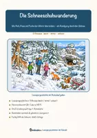Vorschau - Arbeitsblätter - Die Schneeschuhwanderung – Lesespurgeschichte mit Rätselaufgaben (Klasse 3) - Seite 1