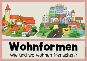 Vorschau - Arbeitsblätter - Leben in der Stadt - Wohnort - Leben, Arbeiten, Wohnen & Versorgung - Seite 2