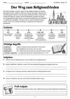 Vorschau - Arbeitsblätter - Reformation Religionsfreiheit Geschichte Klasse 7 8 - Seite 2