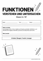 Vorschau - Arbeitsblätter - Funktionen untersuchen | Klasse 11 / EF - Seite 1