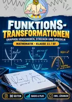 Vorschau - Arbeitsblätter - Funktionen transformieren Klasse 11 / EF – Arbeitsheft - Deckblatt
