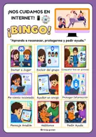 Vista previa - Juegos / Gamificación - Bingo Ciberbullying (Nos cuidamos en Internet) - página 2