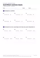Vorschau - Arbeitsblätter - Mathematik Volksschule Paket: Zahlen bis 20 bis schriftlich - Seite 3