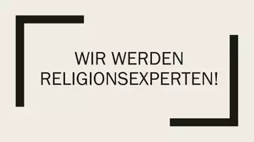 Vorschau - Stundenentwürfe - Weltreligionen- Wir werden Religionsexperten! - Seite 1