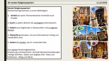 Vorschau - Stundenentwürfe - Weltreligionen- Wir werden Religionsexperten! - Seite 3