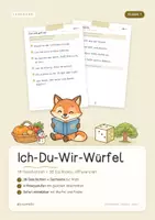 Vorschau - Stundenentwürfe - Leseband | Lautlesemethoden | Lesen mir dem Ich-Du-Wir-Würfel | Klasse 1 - Seite 1