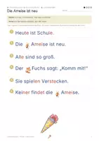 Vorschau - Stundenentwürfe - Leseband | Lautlesemethoden | Lesen mir dem Ich-Du-Wir-Würfel | Klasse 1 - Seite 3