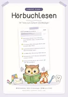 Vorschau - Stundenentwürfe - Leseband | Lautlesemethoden | Hörbuchlesen | Klasse 1 - Deckblatt