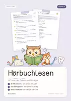 Vorschau - Stundenentwürfe - Leseband | Lautlesemethoden | Hörbuchlesen | Klasse 1 - Seite 1