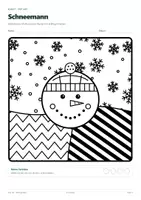 Vorschau - Arbeitsblätter - Weihnachts-Pop-Art-Ausmalbilder - Seite 3