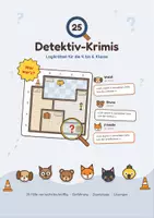Vorschau - Arbeitsblätter - Detektiv: 25 Krimi-Logikrätsel, Klasse 4-6 - Deckblatt