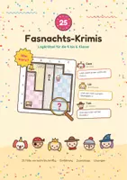 Vorschau - Arbeitsblätter - Fasching: 25 Krimi-Logikrätsel, Klasse 4-6 - Deckblatt