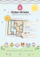 Vorschau - Arbeitsblätter - Ostern: 25 Krimi-Logikrätsel, Klasse 4-6 - Deckblatt