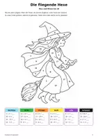 Vorschau - Arbeitsblätter - Halloween: Rechnen und Ausmalen für die Grundschule - Seite 2