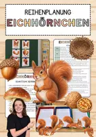 Vorschau - Unterrichtsreihen - Materialpaket: Das Eichhörnchen - Unterrichtsreihe, UB-Stunde und Material - Deckblatt