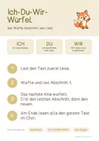 Vorschau - Stundenentwürfe - Leseband | Lautlesemethoden | Ich-Du-Wir-Würfel | Klasse 2 - Seite 3