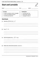 Vorschau - Arbeitsblätter - Funktionen transformieren Klasse 11 / EF – Arbeitsheft - Seite 1