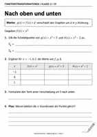 Vorschau - Arbeitsblätter - Funktionen transformieren Klasse 11 / EF – Arbeitsheft - Seite 2