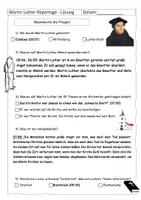 Vorschau - Arbeitsblätter - Quiz zur Martin-Luther-Reportage - mit Lösungen (2 Versionen) - Seite 3