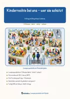 Vorschau - Stationenlernen - Kinderrechte bei uns – wer sie schützt – Lesespurgeschichte mit Rätselaufgaben (Klasse 10) - Seite 1