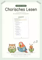 Vorschau - Stundenentwürfe - Leseband | Lautlesemethoden | Chorisches Lesen | Klasse 3 - Deckblatt
