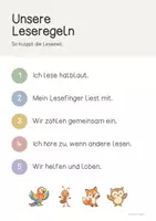 Vorschau - Stundenentwürfe - Leseband | Lautlesemethoden | Chorisches Lesen | Klasse 3 - Seite 3
