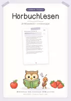 Vorschau - Stundenentwürfe - Leseband | Lautlesemethoden | Hörbuchlesen | Klasse 3 - Deckblatt